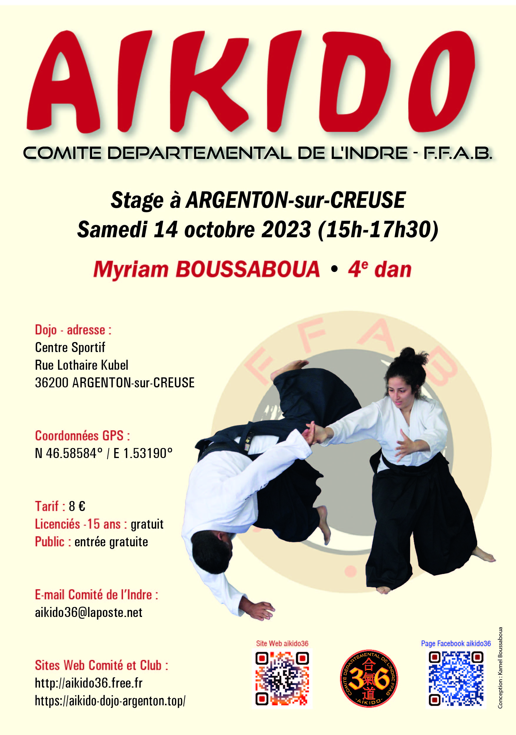 Affiche du stage